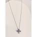 ΓΥΝΑΙΚΕΙΟΣ ΣΤΑΥΡΟΣ ΛΕΥΚΟ 18K με πέτρες CRW97